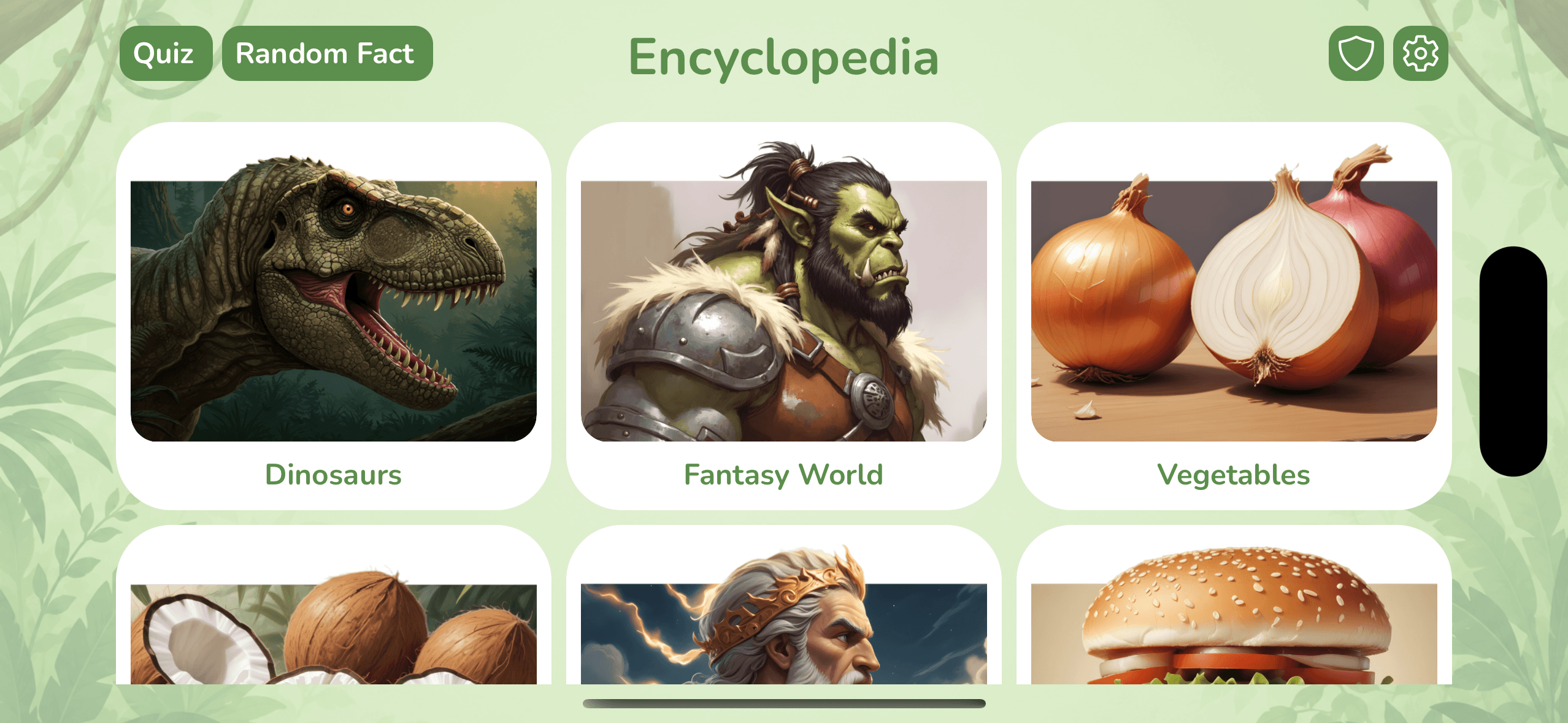 Encyclopedia: Science for Kids app screenshot