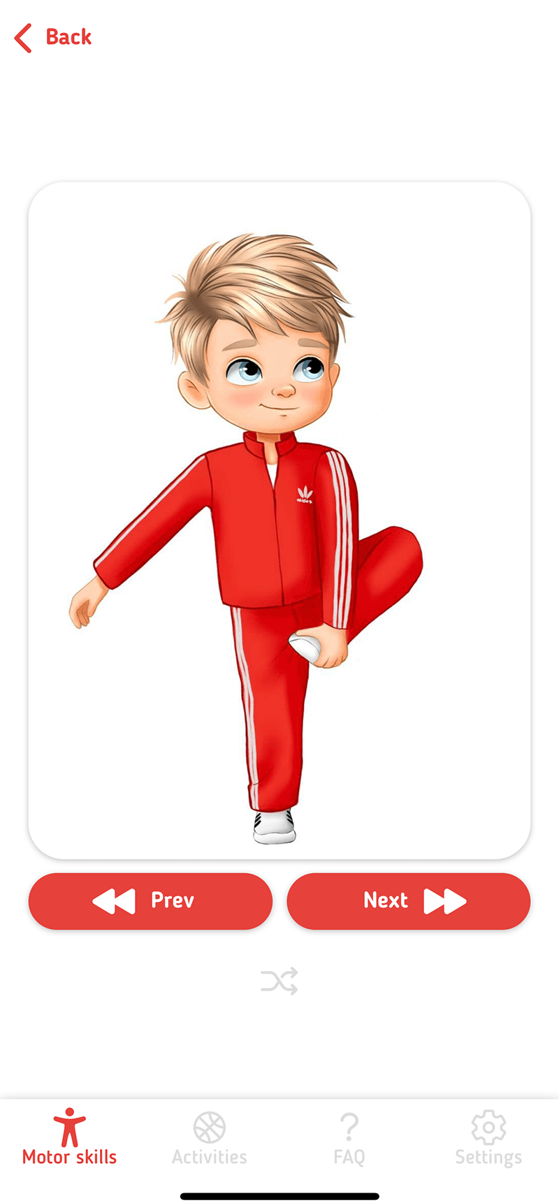 Motor Skills: Kids Exercise app screenshot